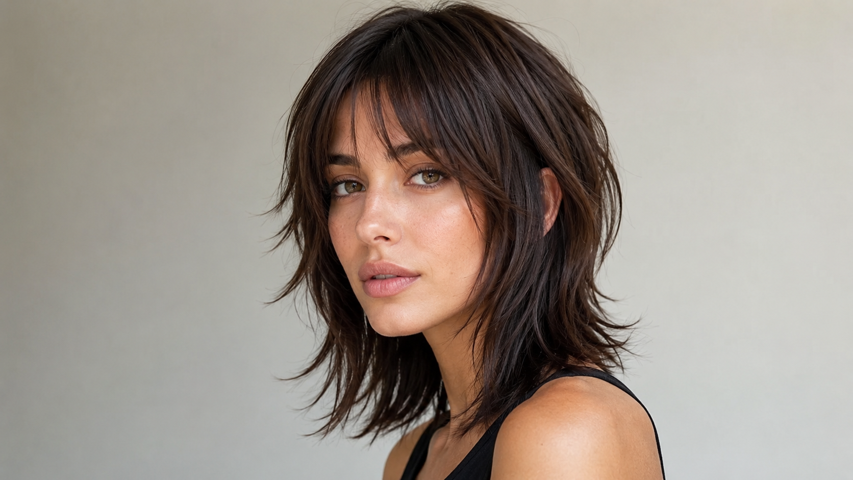 Shoulder-Length Wolf Cut Chic Lob